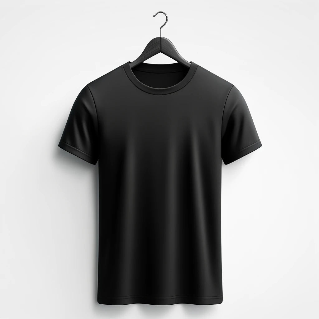Black Crew Neck T-Shirt