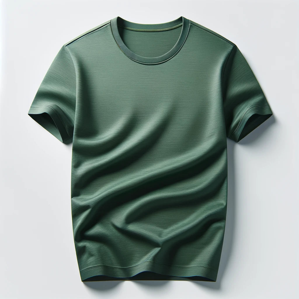 Green Crew Neck T-Shirt